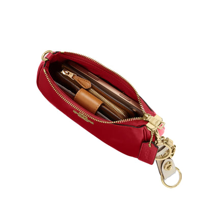 Coach Women's Soft Teri Mini Crossbody Bag Gold/Poppy