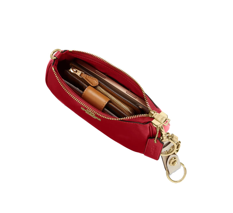 Coach Women's Soft Teri Mini Crossbody Bag Gold/Poppy