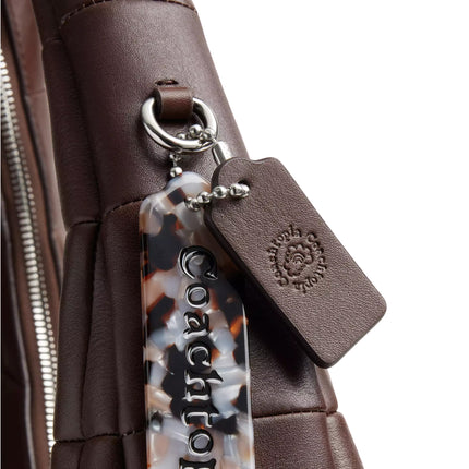 Coach Women's Alter/Ego Large Crescent Shoulder Bag In Upcrafted Leather Maple