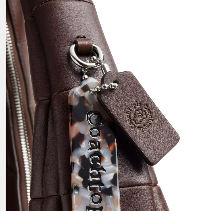 Coach Women's Alter/Ego Large Crescent Shoulder Bag In Upcrafted Leather Maple