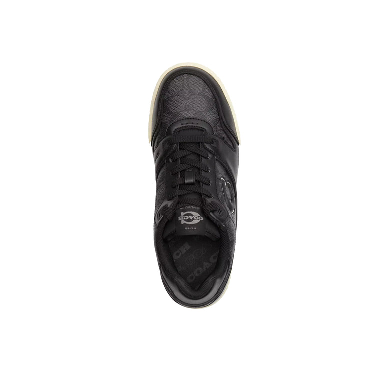 Coach Women's Soho Sneaker In Signature Canvas Charcoal/Black