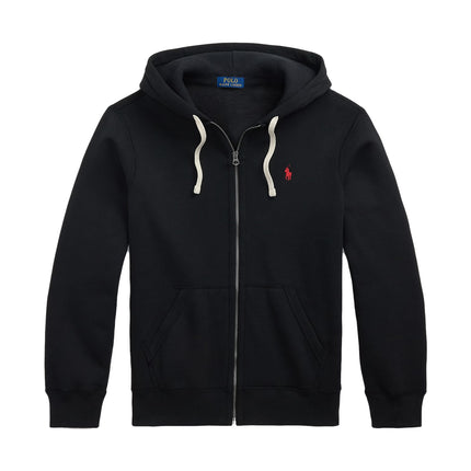 Polo Ralph Lauren Men's Fleece Full-Zip Hoodie Polo Black