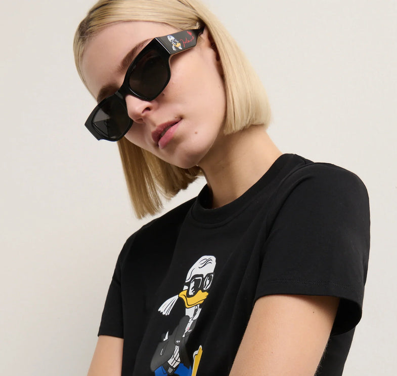 Disney x KARL LAGERFELD Unisex Sunglasses Black