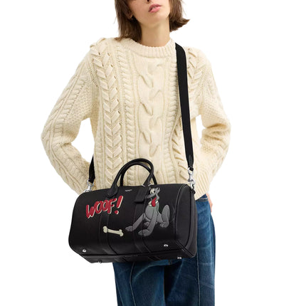 Coach Unisex Disney X Coach Compass Bag 35 With Pluto Black