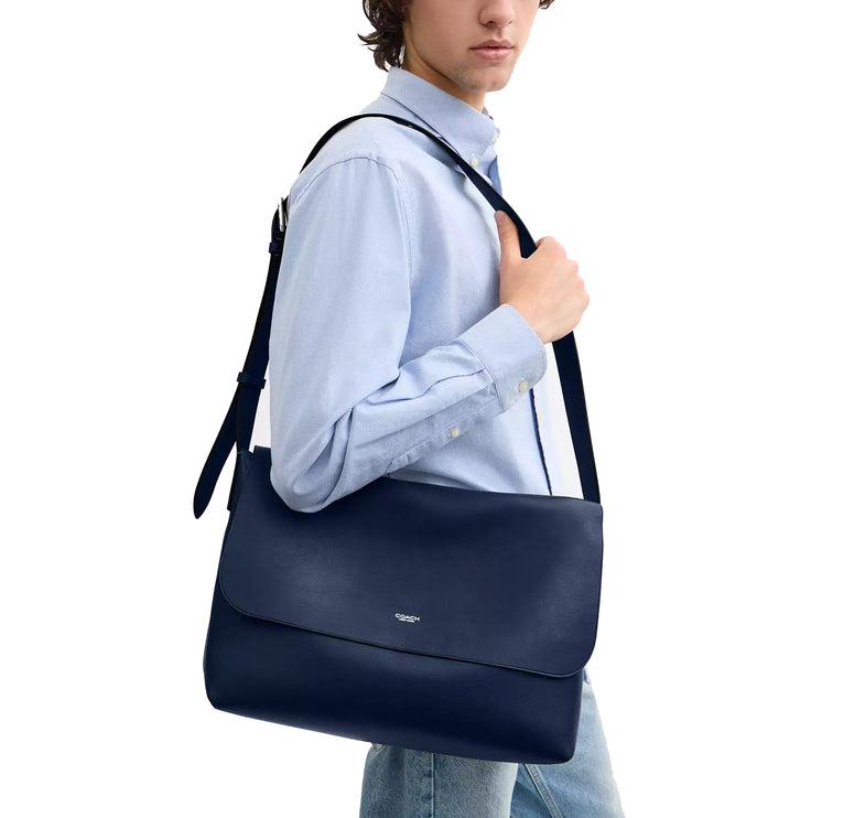 Coach Unisex Ludlow Messenger Bag Navy