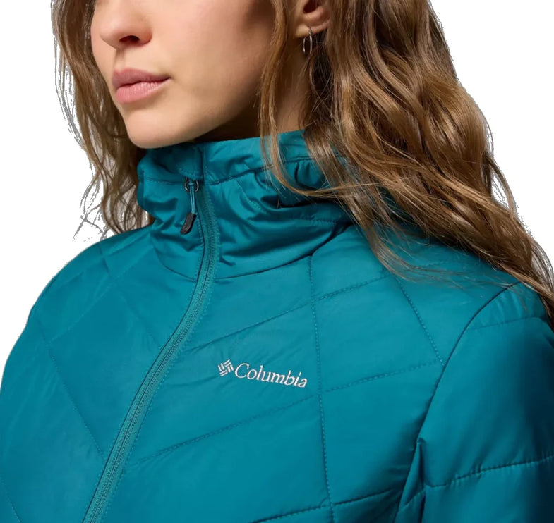 Columbia Women's Heavenly Hooded Jacket River Blue