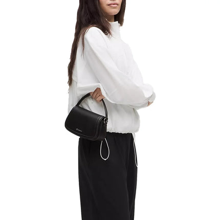 lululemon Unisex Leather Alternative Mini Bag 1.2L Black/Silver