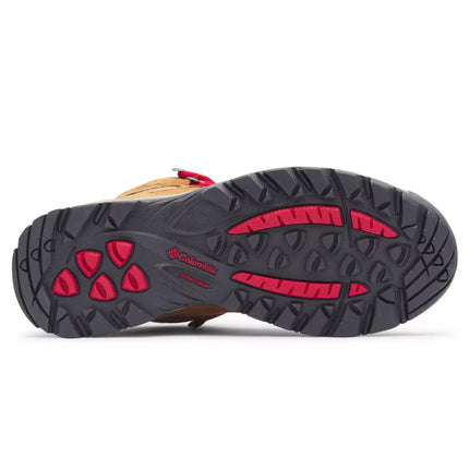 Columbia Women’s Newton Ridge Plus Waterproof Amped Hiking Boot Elk/Mountain Red