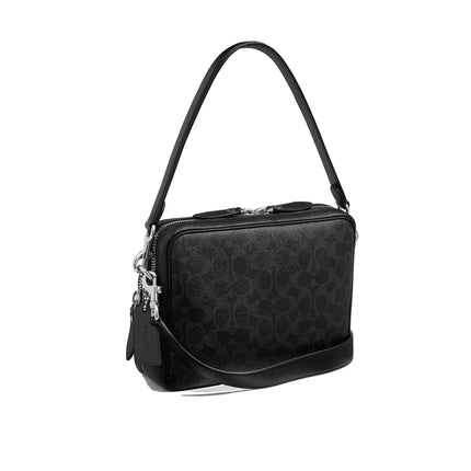Coach Unisex Dakota Crossbody Bag In Signature Canvas Black