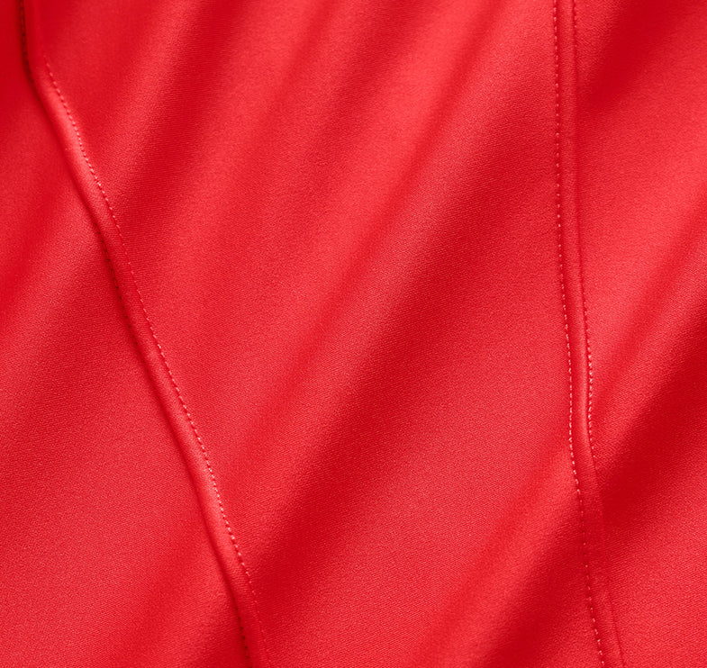 alo Women's Airlift Ignite Zip Up Jacket Bright Red
