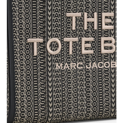 Marc Jacobs Women's The Monogram Jacquard Large Tote Bag Black