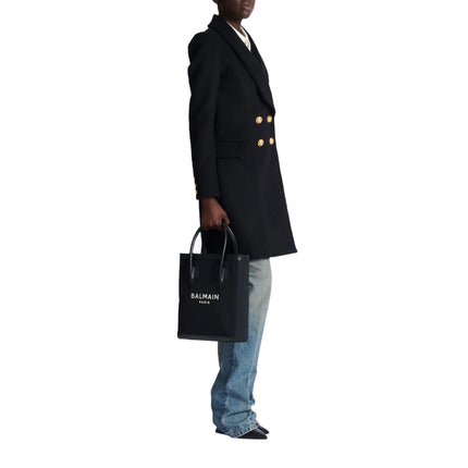 Balmain Women's Tote Bag with Logo Black