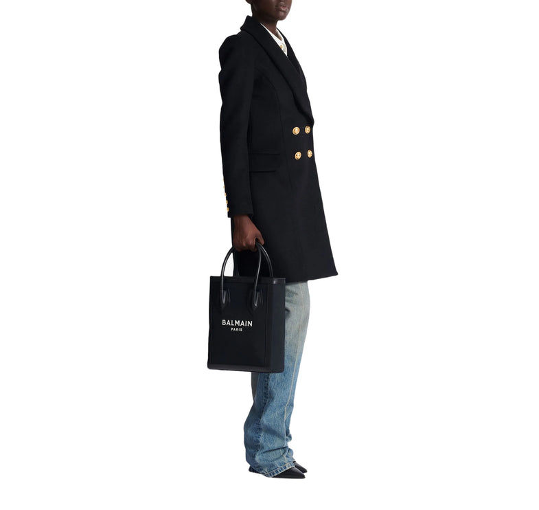 Balmain Women's Tote Bag with Logo Black