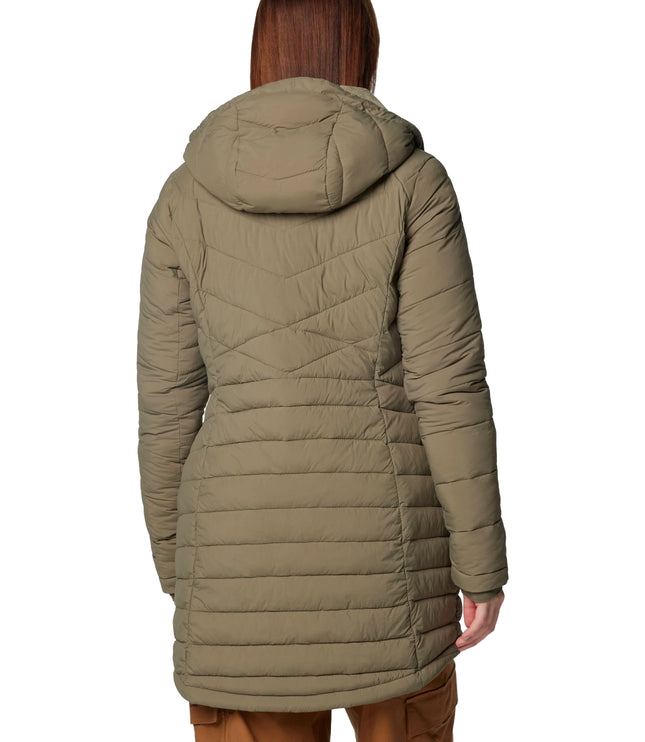 Columbia Women's Joy Peak II Mid Hooded Jacket Stone Green