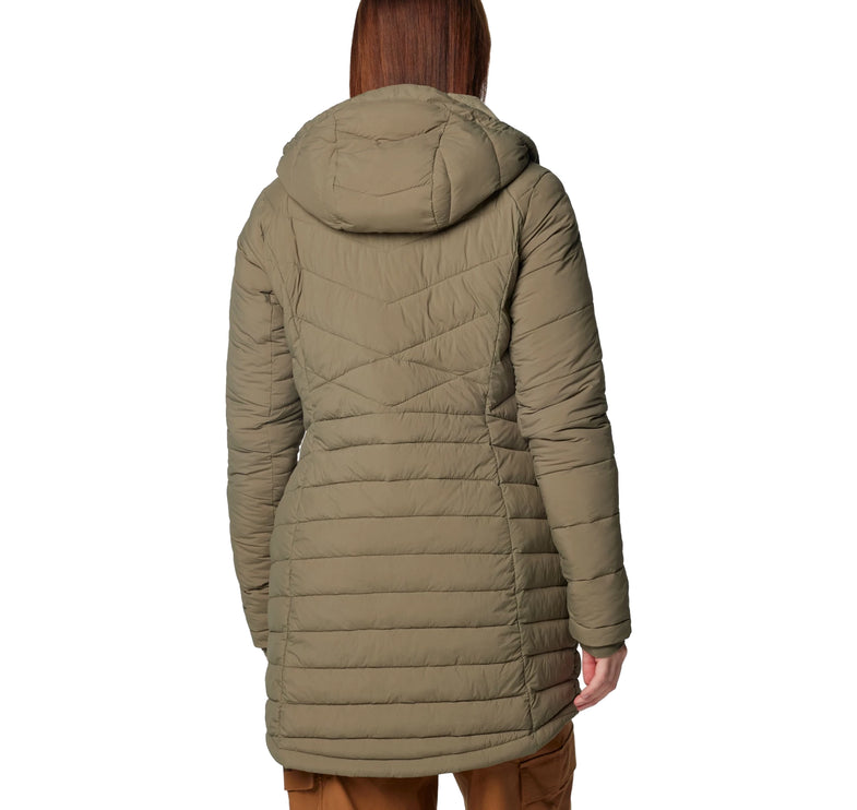 Columbia Women's Joy Peak II Mid Hooded Jacket Stone Green