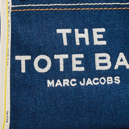 Marc Jacobs Women's The Denim Chain Crossbody Tote Bag Dark Wash