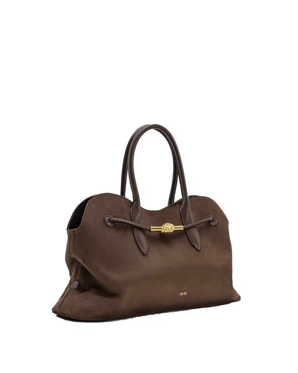 JW PEI Women's Adele Metal Rope Knot Tote Bag - Mocha Brown