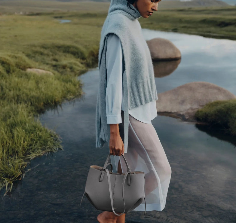 Polène Women's Cyme Mini Edition Textured Stone