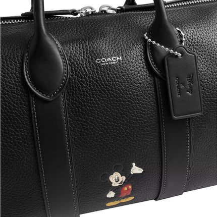 Coach Unisex Disney X Coach Compass Bag 35 With Mickey Mouse Black