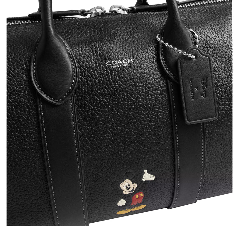 Coach Unisex Disney X Coach Compass Bag 35 With Mickey Mouse Black
