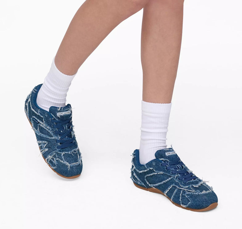 Marc Jacobs Women's The Denim 72 Spring Sneaker Blue