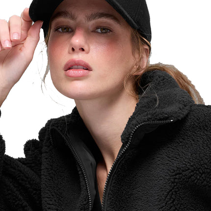 alo Unisex Wool Blend District Trucker Hat Black