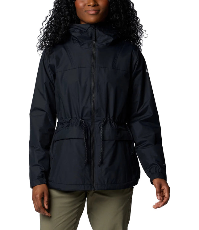 Columbia Women's Sweet Creek II Lined Rain Jacket Black