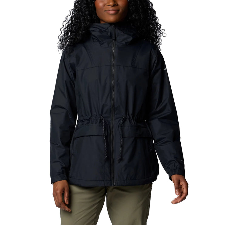 Columbia Women's Sweet Creek II Lined Rain Jacket Black