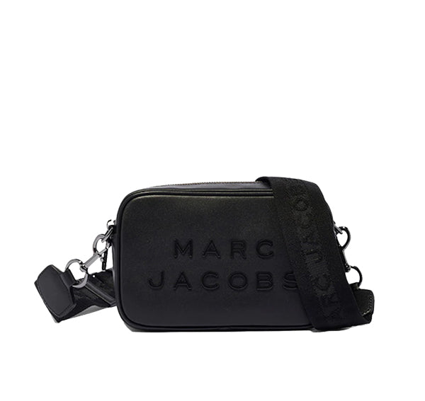 Marc Jacobs Women's Flash Leather Crossbody Bag Full Black