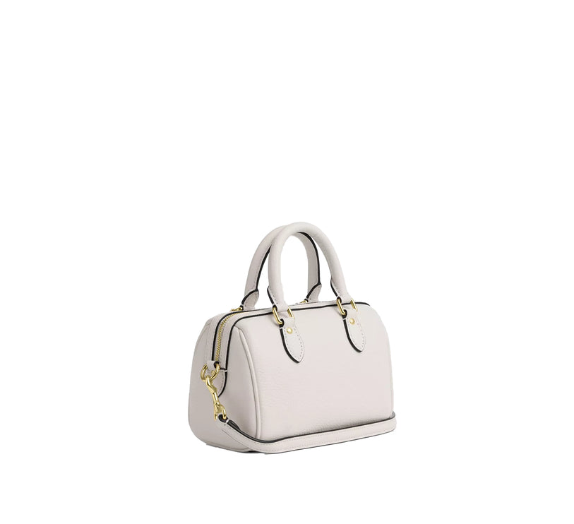 Coach Women's Mini Rowan Crossbody Bag Gold/Chalk