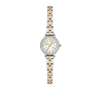 Michael Kors Women's Micro Melissa Pavé Two-Tone Watch Two Tone MKO1313