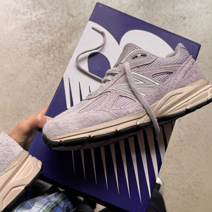 New Balance Made in USA 990v4 Grey Violet with Timberwolf and Black U990LV4