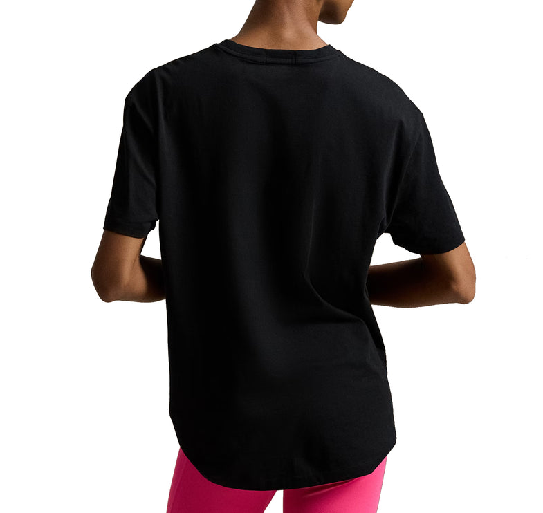 Polo Ralph Lauren Unisex Pink Pony Classic Fit Jersey T-Shirt Polo Black
