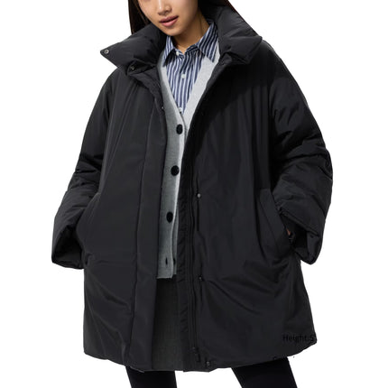 Uniqlo Women's Non-Quilted Down Short Coat 09 Black