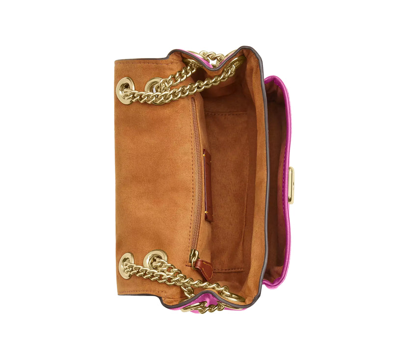 Coach Women's Elodie Crossbody Bag 18 Gold/Magenta