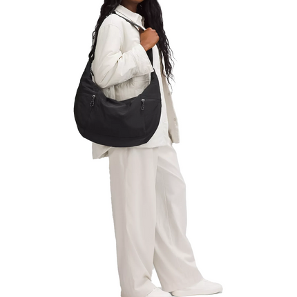 lululemon Unisex Large Slouchy Sling Bag 13L Black