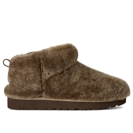 UGG Women's Classic Ultra Mini Fluffed Light Bronze