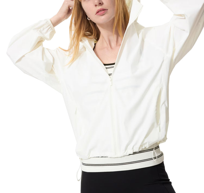 Uniqlo Women's Pocketable UV Protection Parka 00 White