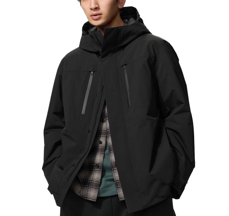 Uniqlo Unisex Hybrid Down Parka 09 Black