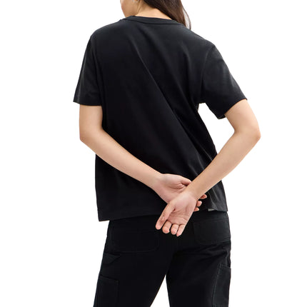 Coach Women's Pumpkin And Ghost Signature Classic T-Shirt Black