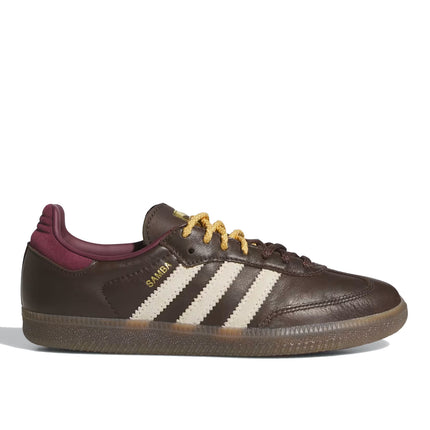 Adidas Women's Samba OG Shoes Brown/Warm Vanilla/Maroon KI8139