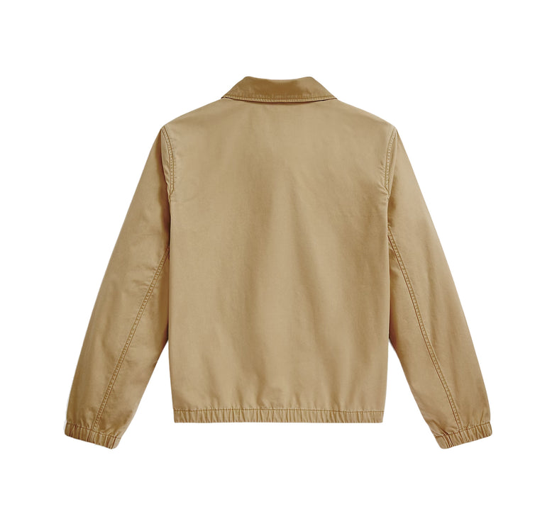 Polo Ralph Lauren Boy's The Bayport Cotton Poplin Jacket Cafe Tan