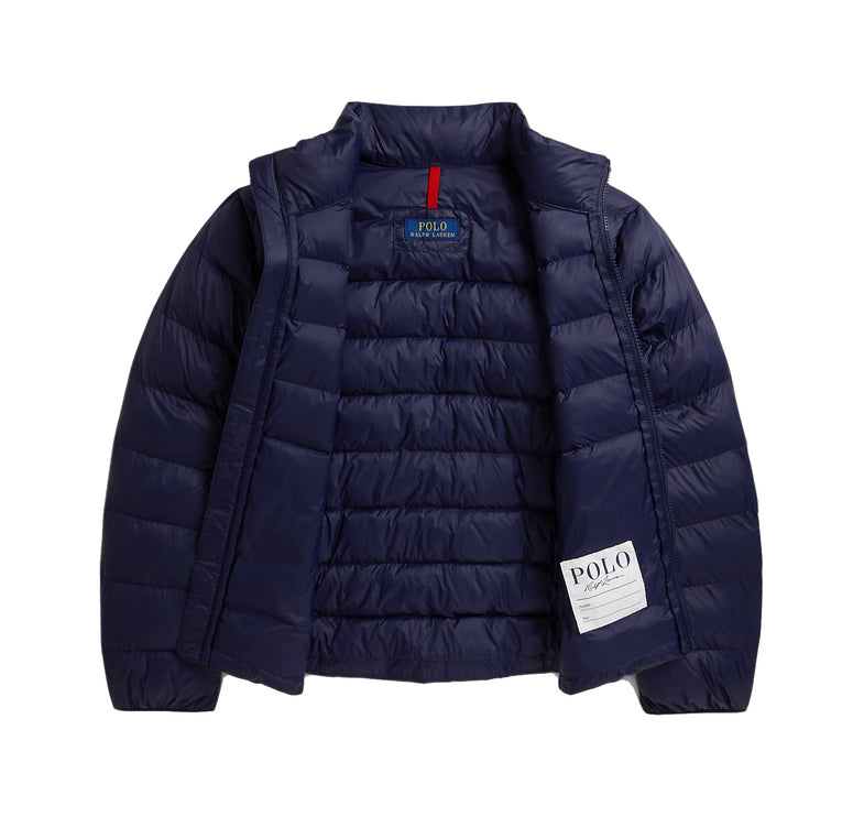 Polo Ralph Lauren Boy's The Colden Packable Quilted Jacket Newport Navy