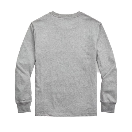 Polo Ralph Lauren Boy's Cotton Jersey Long-Sleeve Tee Andover Heather