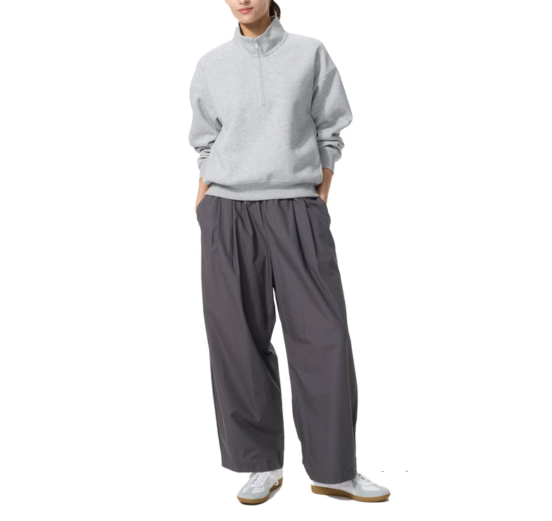 Uniqlo Women's Cotton Volume Easy Pants 07 Gray