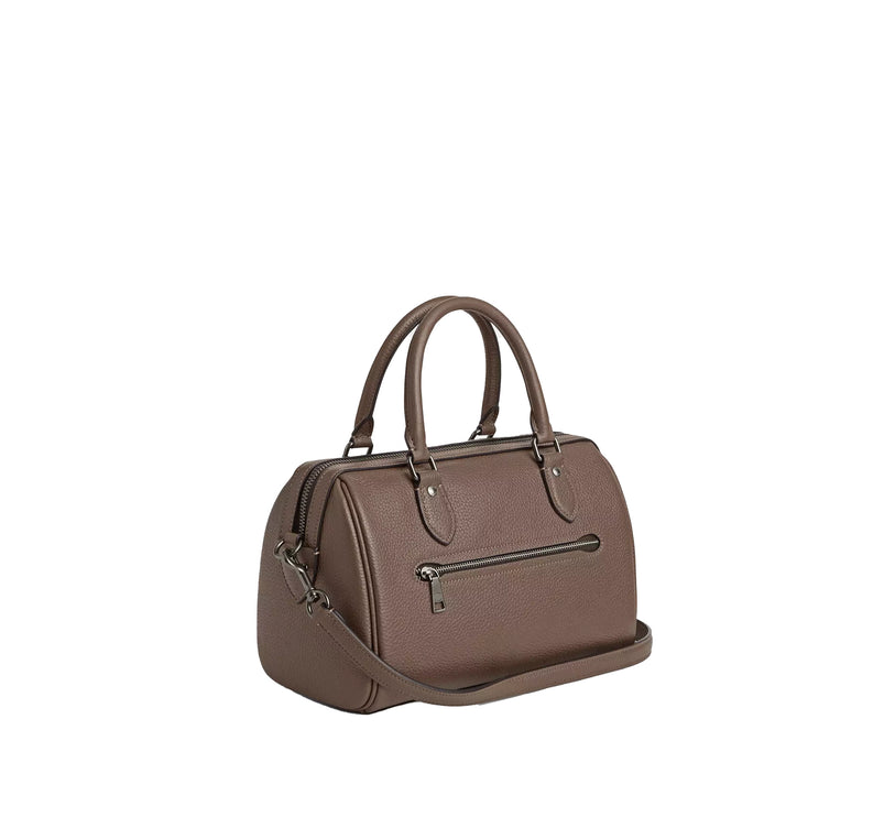 Coach Women's Rowan Satchel Bag Gunmetal/Dark Stone