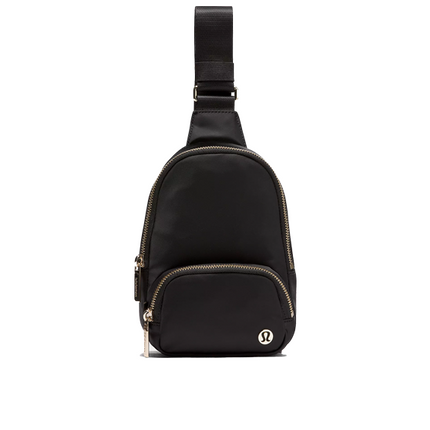 lululemon Unisex Everywhere Small Sling Bag Black/Gold