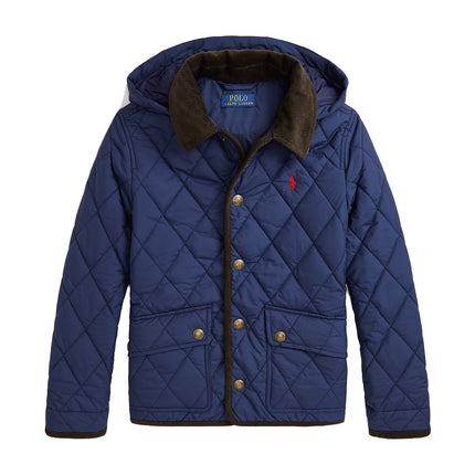 Polo Ralph Lauren Boy's Hooded Barn Jacket Newport Navy