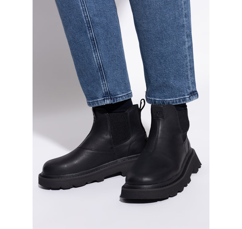 UGG Men's Chelsea Lug Leather Black