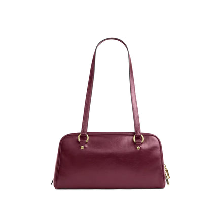 Coach Women's Sydney Shoulder Bag Gold/Dark Cherry